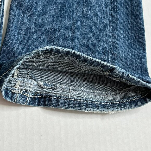 Miss Me Jeans Boot Cut JP6048B sz 27 Low Rise Whiskered Western - Picture 14 of 16